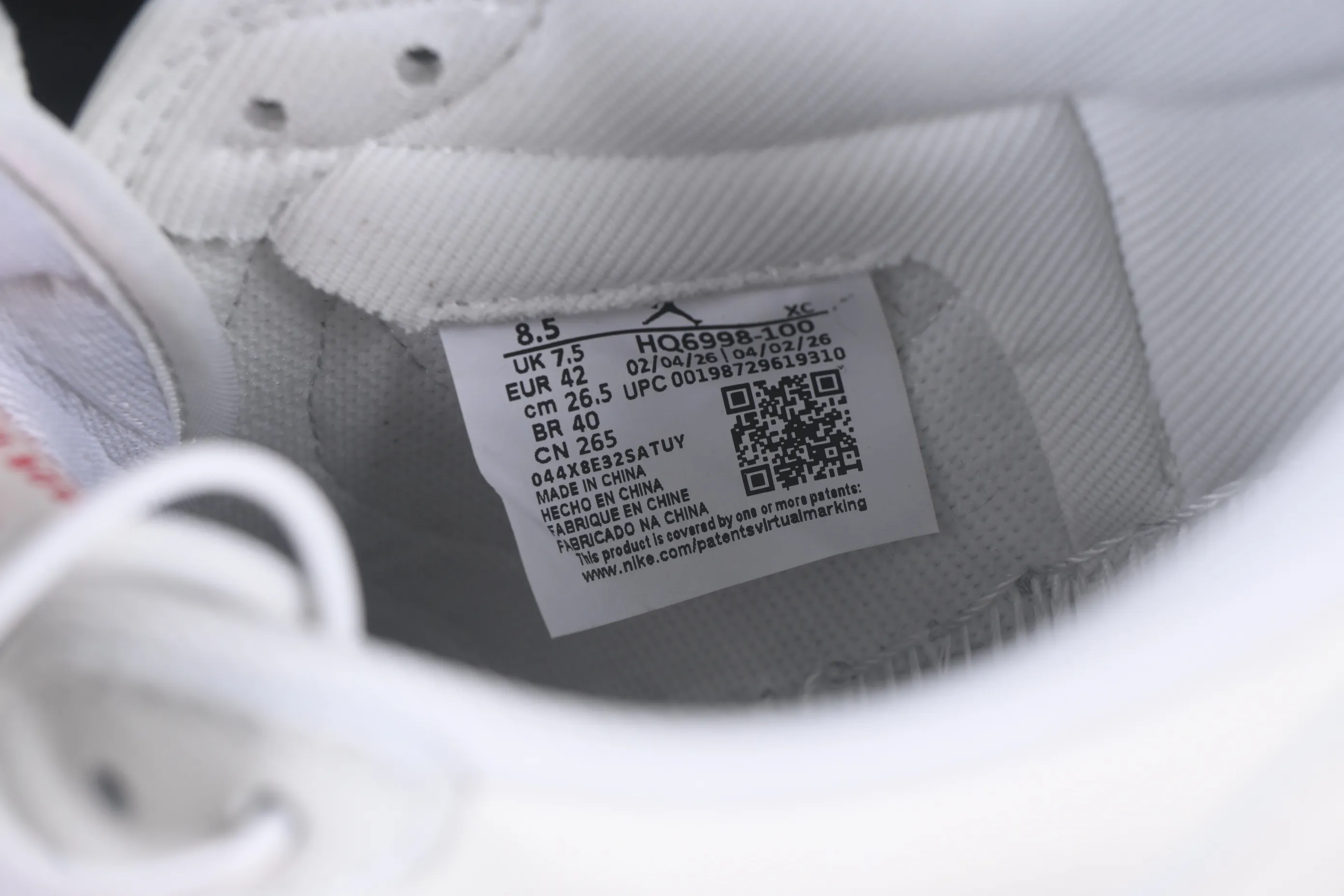 All categories Air Jordan Jordan series basketball shoes Air Jordan 1 Low Air Jordan 1 Retro Low OG "Sail and University Red" AJ1 Joe 1 rice white low-top retro culture basketball shoes HQ6998-100